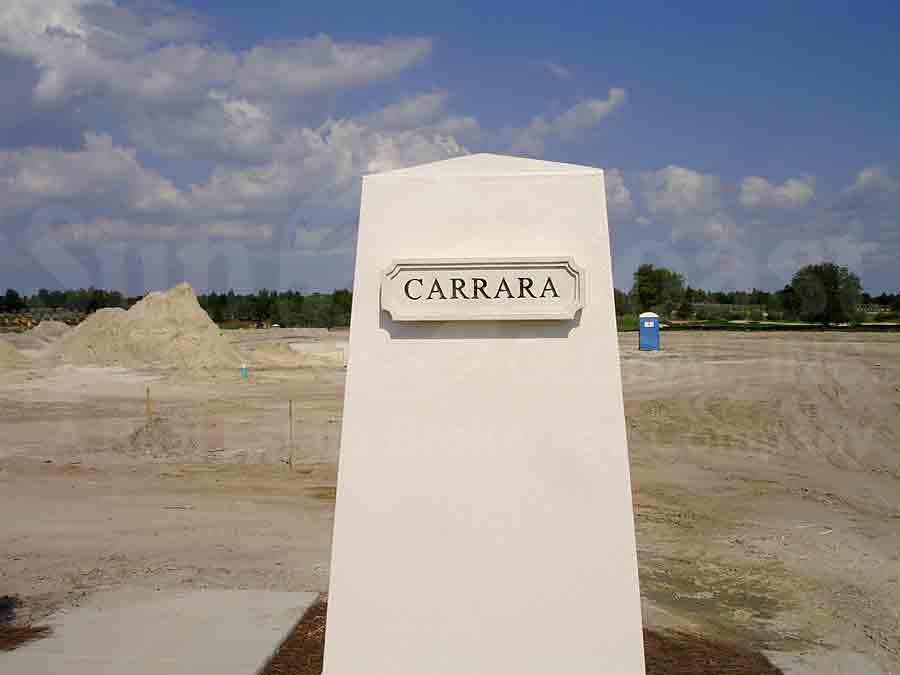 Carrara Signage